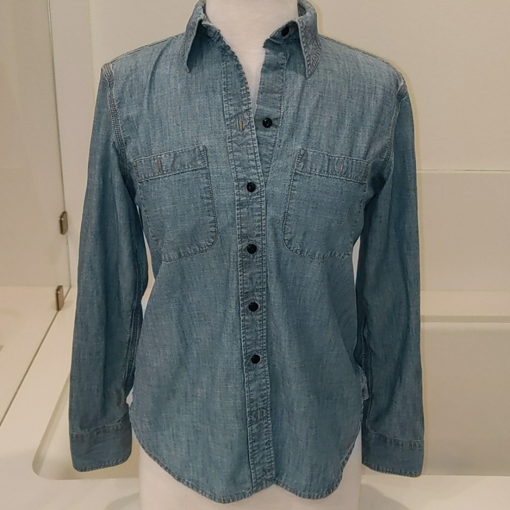 Ralph Lauren denim button down shirt small